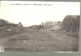 France CHAULNES « Guerre Mondiale 1914 – 1919 – Rue Verte » - Ed. A. Breger Frères, Paris (1922) - Chaulnes