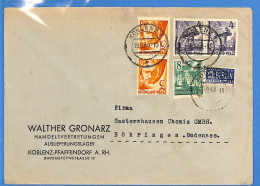 Allemagne Zone Française 1949 - Lettre De Koblenz - G29425 - Autres & Non Classés
