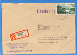 Allemagne Zone Française 1947 - Lettre Einschreiben De Neustadt - G29392 - Sonstige & Ohne Zuordnung