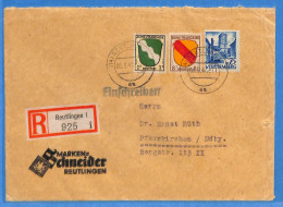 Allemagne Zone Française 1947 - Lettre Einschreiben De Reutlingen - G29383 - Autres & Non Classés