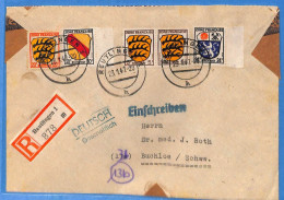 Allemagne Zone Française 1947 - Lettre Einschreiben De Reutlingen - G29380 - Andere & Zonder Classificatie