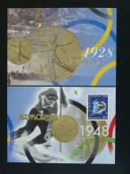 Entier Postal Stationery Card (x2) Jeux Olympiques Nagano Olympic Games Suisse 1998 Ref 101109 - Hiver 1998: Nagano