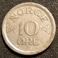 NORVEGE - NORWAY - 10 ORE 1957 - Haakon VII - KM 396 - ( øre ) - Norway