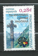 Andorra Spanish Andorra.2005 The 25th Anniversary Of Caritas Andorra. MNH** - Ungebraucht