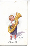 FEIERTAG Illustrateur Enfant Bonne Fête Musicien ....G - Feiertag, Karl