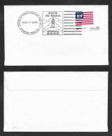 SE)2000 UNITED STATES, 35TH ANNUAL SUMMER CONVENTIONS, LIGHTHOUSES, FLAG 33C, FDC - Used Stamps