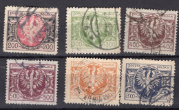 R0591 - POLOGNE POLAND Yv N°262/67 - Used Stamps