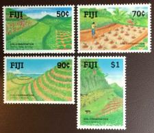 Fiji 1990 Soil Conservation Plants MNH - Fidji (1970-...)