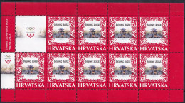 CROATIA,CROATIEN 2022,WINTER OLYMPIC GAMES  BEIJING, CHINA,SHEET,WIGNETTE,,MNH - Inverno 2022 : Pechino