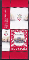 CROATIA,CROATIEN 2022,WINTER OLYMPIC GAMES  BEIJING, CHINA,,MNH - Hiver 2022 : Pékin