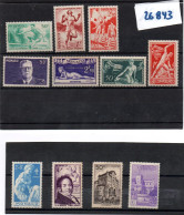 MONACO -- MONTE CARLO -- Lot 57 -- 12 Timbres Neufs ** Et Entier Postal 10 C. Prince Albert 1er - Collections, Lots & Series