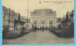 Abbaye De Maredsous-(Anhée-Namur-Belgique)-Ecole St.Joseph-Métiers D'Art-La Cour D'entrée Animée-+/-1920 - Anhee