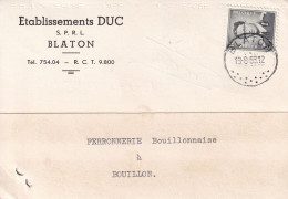 Établissements DUC  S.P.R.L   Blaton 1959 - Briefe U. Dokumente