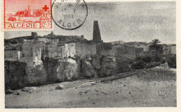 Algérie. Carte Maximum Timbre Croix-Rouge Bou-Noura. - Tarjetas – Máxima