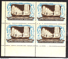 1937 - Illumination Du Pont Alexandre III à Paris - Bloc CDF De 4 Vignettes Gommées - Très Beau - Tourism (Labels)