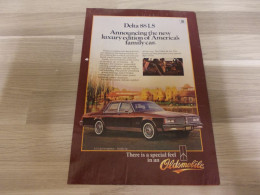 Reclame Advertentie Uit Oud Tijdschrift 1984 - GM - Oldsmobile Delta 88 LS - Publicités