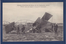 CPA Aviation Accident Non Circulée Camp D'aviation De Dijon Rigal - Accidents