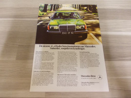 Reclame Advertentie Uit Oud Tijdschrift 1980 - Mercedes-Benz 2,0 L En 2,3 L - Publicités