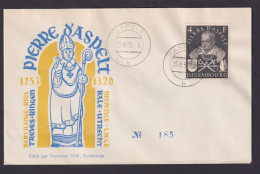 Luxemburg 516 Peter Von Aspelt Bischof Erzbischof Mainz Als FDC Kat.Wert 65,00 € - Brieven En Documenten