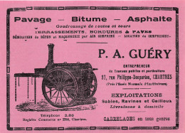 Chartres - Rue Philippe-Desportes - Bitume, Asphalte - P.A. Guéry - Publicités