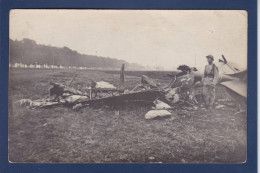 CPA Aviation Accident Carte Photo Voir Dos Macouillat - Accidentes