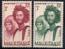 Mauritanie Timbres-poste N°90** & 91** Neufs Sans Charnières TB Cote : 4€00 - Neufs