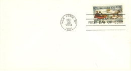 U.S.A.. -1974 -  FDC STAMP OF CHRISTMAS. - Cartas & Documentos