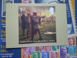 PHQ Robin Hood Wins The Archery Contest, Robin Des Bois Remporte Le Concours De Tir à L'arc - Briefmarken (Abbildungen)