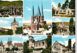 72765634 Gelnhausen Hexenturm Marienkirche Untermarkt Bergschloesschen Ziegeltur - Gelnhausen