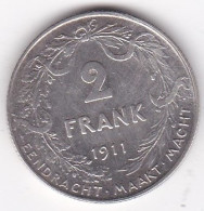 Belgique. 2 Frank 1911. Albert I. Légende Flamand. En Argent - 2 Francs
