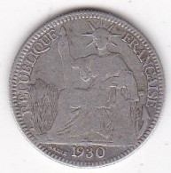 Indochine Française. 10 Cent 1930 A . En Argent, Lec# 170 - Indochina Francesa