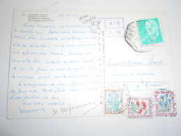 France Taxe , Carte Taxe A St-omer En Provenance De Grenada - 1960-.... Lettres & Documents