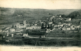 CPA -  ROYBON - VUE GENERALE - COTE SUD - Roybon