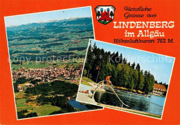 72765565 Lindenberg Allgaeu Freibad Fliegeraufnahme Lindenberg - Lindenberg I. Allg.