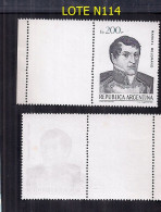 ARGENTINE 1983/5 GJ 2149 CZ BELGRANO $a 200 AVEC COMPLÉMENT GAUCHE AVEC POINT D'OXYDE - Unused Stamps