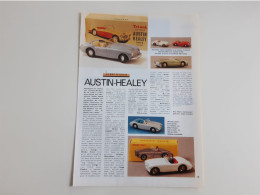 Miniatures Austin Healey - Coupure De Presse - Sonstige & Ohne Zuordnung
