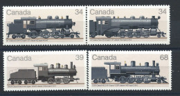 Canada N°940/43** (MNH) 1985 - Locomotives - Unused Stamps