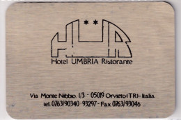 Calendarietto - Hotel Umbria - Orvieto - In Alluminio - Anno 1997 - Petit Format : 1991-00