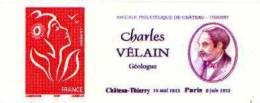 France Personnalisé N° 3802 A **  Marianne De Lamouche Autodhésif TVP. Gv. Logo Privé De Charles Velain, Géologue - Unused Stamps