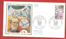 FDC LOUIS PASTEUR  3 4 10 1987 - Louis Pasteur