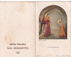 Calendarietto - Istituto Educativo - San Benedetto - L'annunciazione - Anno 1936 - Formato Piccolo : 1921-40