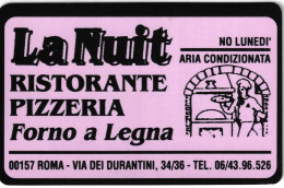 Calendarietto - La Nuit - Roma -  Anno 1997 - Petit Format : 1991-00