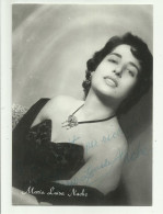 AUTOGRAFO MARIA LUISA NACHE SOPRANO  - NV FG - Cantanti E Musicisti