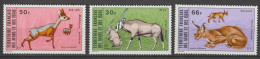 AFARS ET ISSAS - 1973 - SERIE COMPLETE POSTE AERIENNE ANIMAUX - YVERT N° 80/82  ** MNH - COTE = 23 EUR. - Nuovi