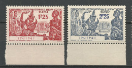 ININI  N° 29 Et 30 NEUF** SANS CHARNIERE NI TRACE / Hingeless  / MNH - Unused Stamps