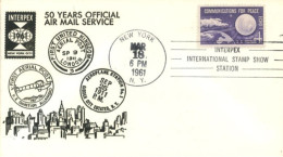 U.S.A.. -1961 -  SPECIAL STAMP COVER OF INTERPEX. - Briefe U. Dokumente