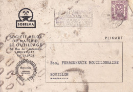 Société Belge De Matériel Et Outillage  34, Rue De L'Autonomie Bruxelles 1951 - Cartas & Documentos