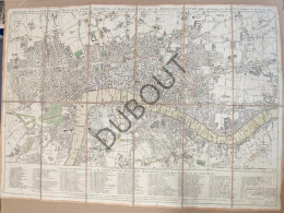 Map Of London 1787 C. Bowles  (V2979) - Cartes Topographiques