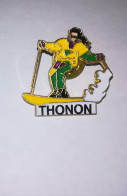 PIN'S -   THONON -  SKI - - Police