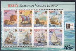 Jersey 2000. Sailships. Sheetlet. Michel Hbl. 35. MNH(**) - Jersey
